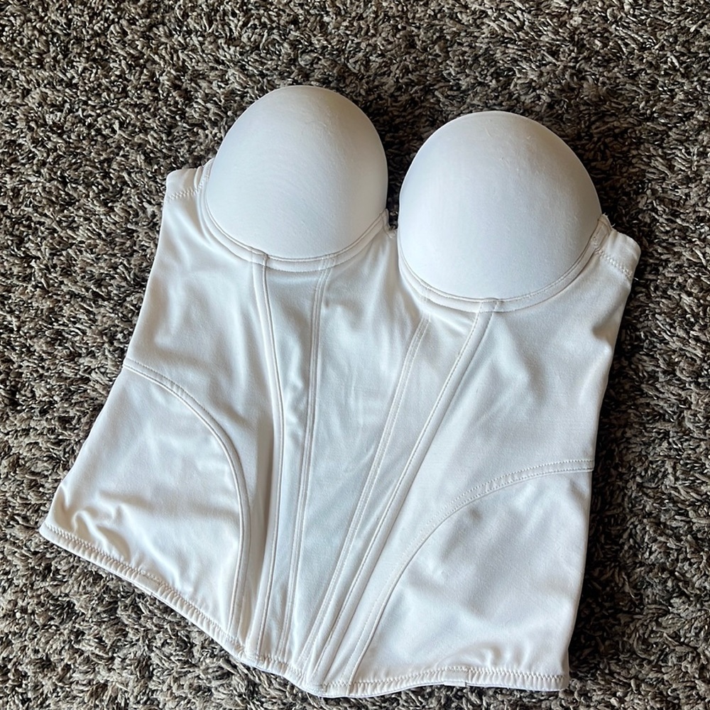 Beautiful nude bustier top